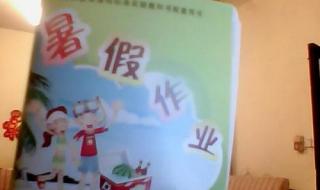 暑假作业七年级答案